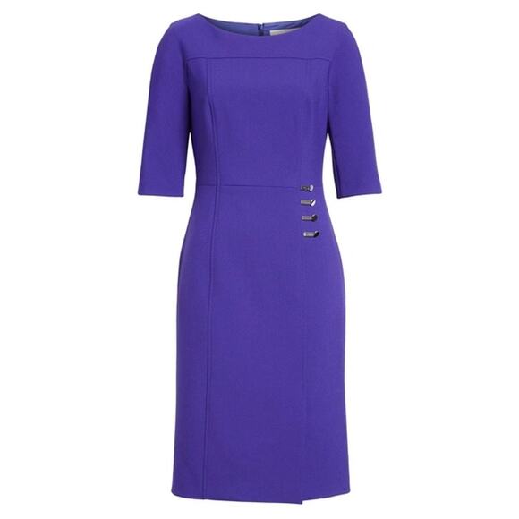 Hugo Boss Purple Dress | Size 4 - Picture 1 of 9